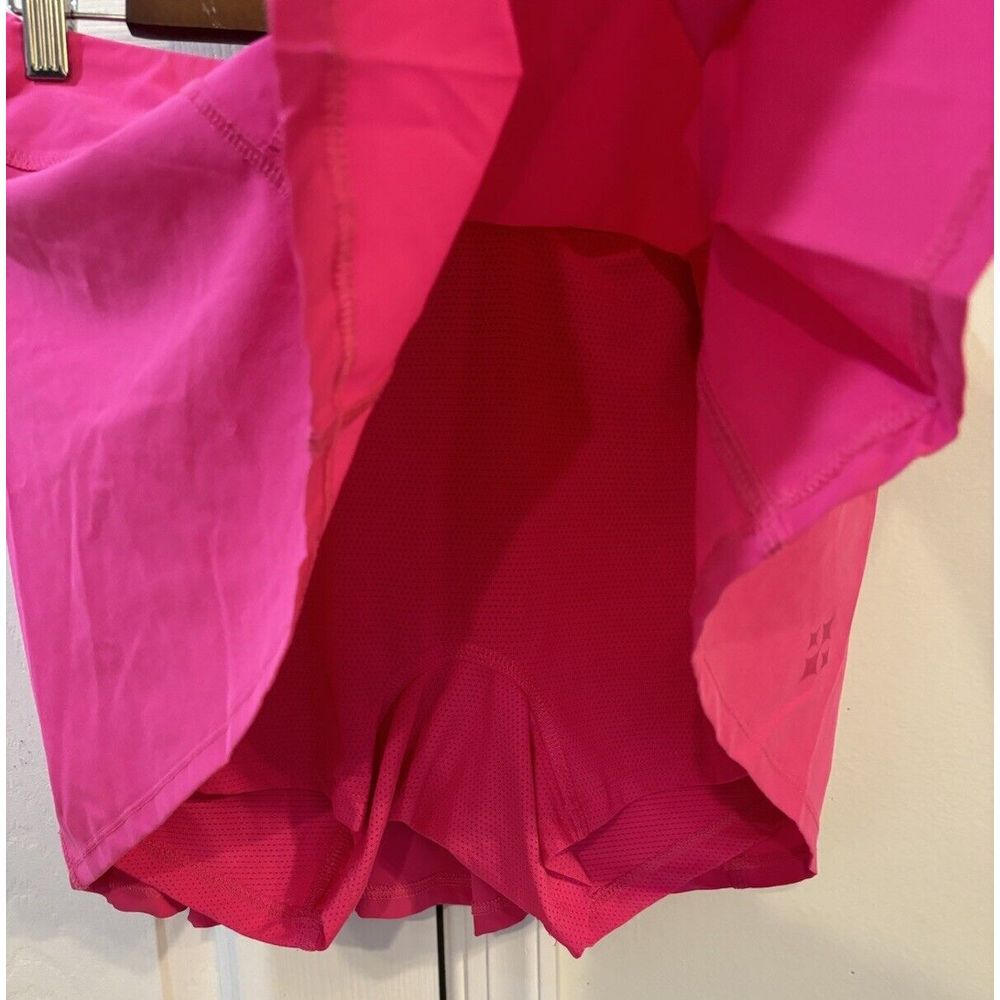 JOFIT Skort Pink Golf Pickleball Sz Medium Pull On Stretch Pleat Pockets - Picture 4 of 7